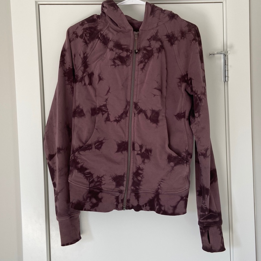 lululemon Tye-Dye Zip Up Hoodoe